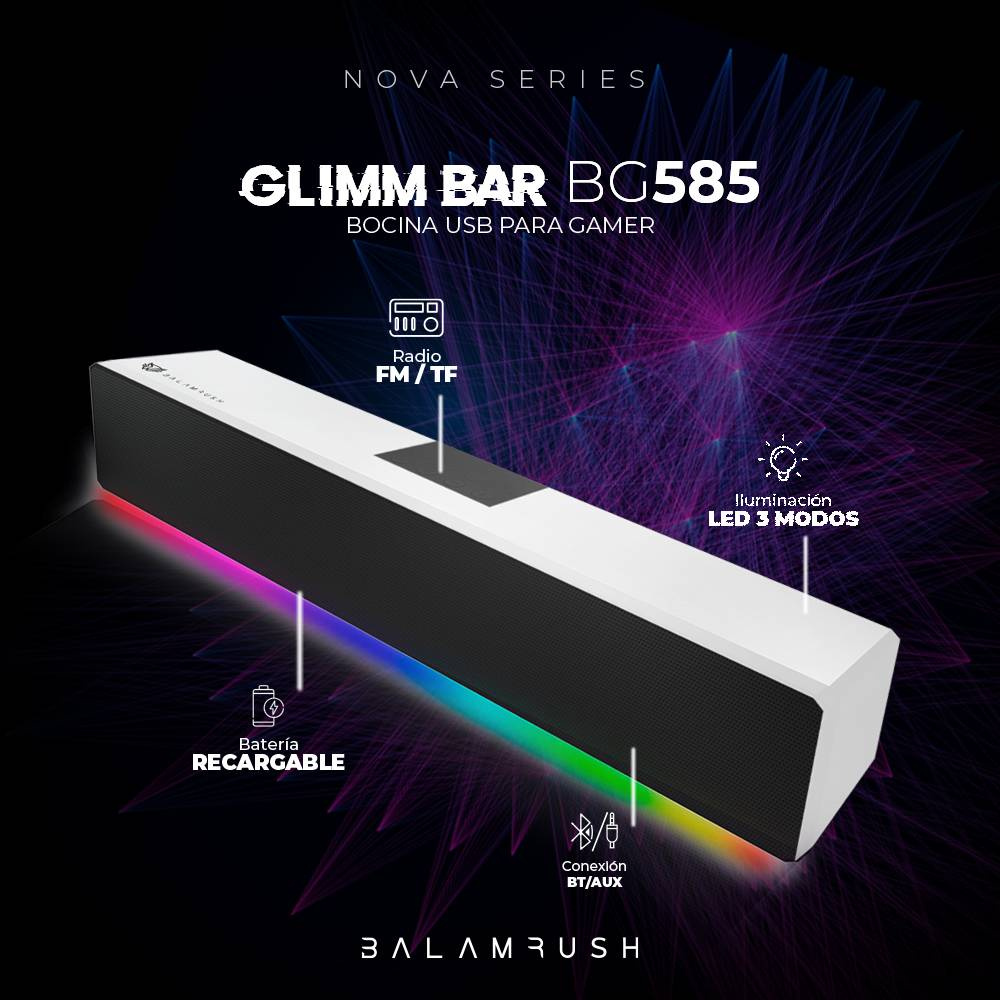 Barra de sonido Balam Rush BG585 