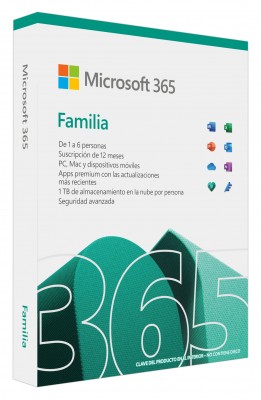 M365 Family Spanish MICROSOFT 6GQ-01604